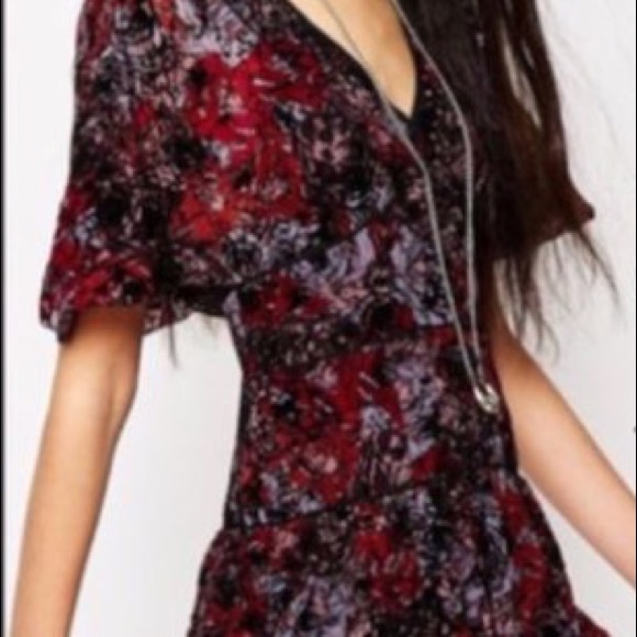 Free People Dresses & Skirts - Free People Chiffon Floral Dress